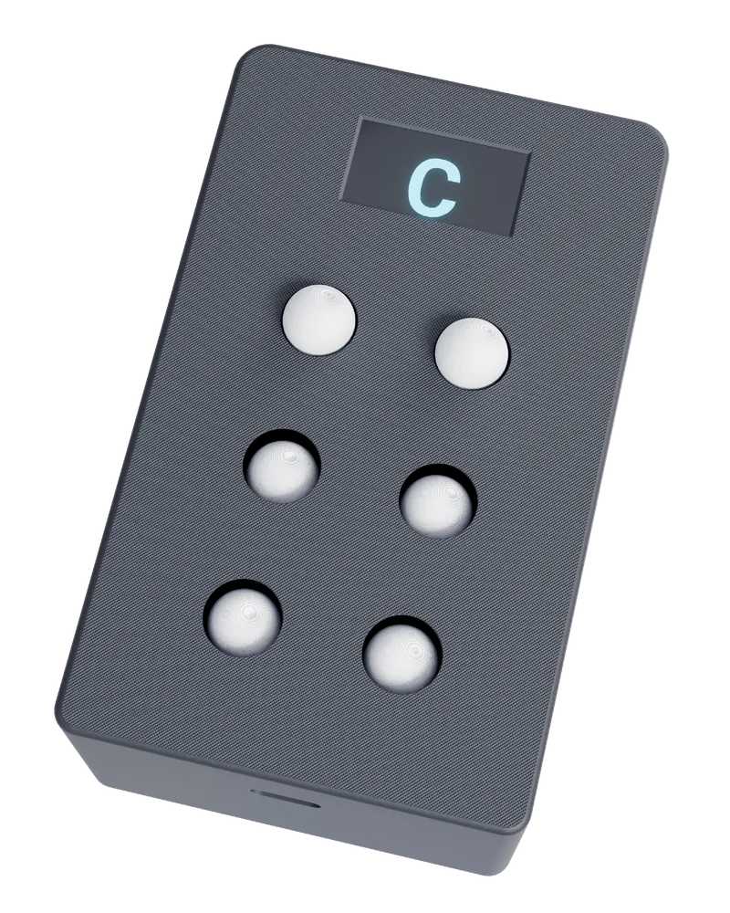 EdukaBraille, dispositivo compacto de alfabetização em braille